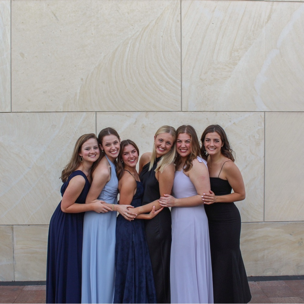 Halter-top Light Blue/Grey Dress